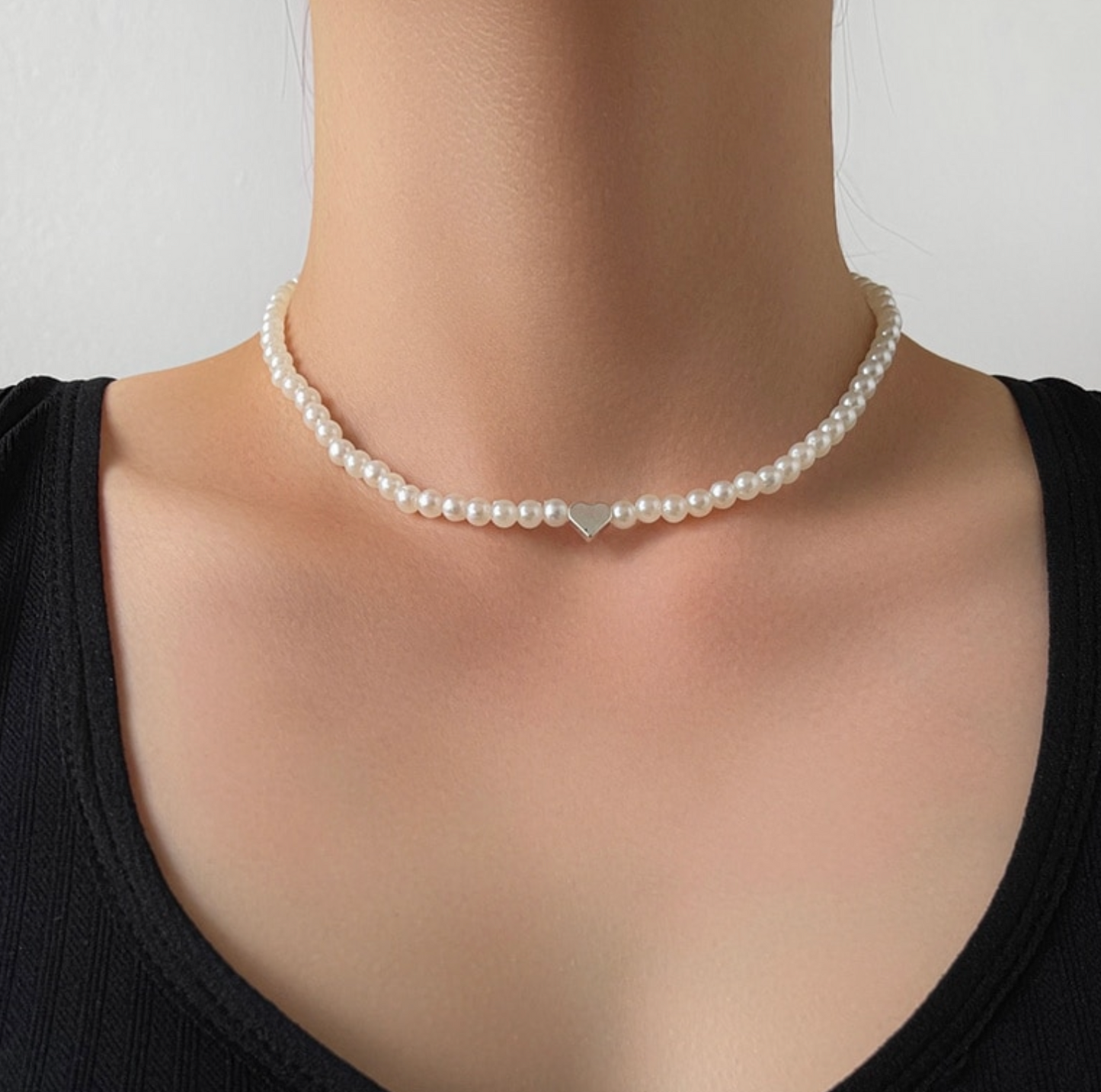 PURE Pearl Heart Necklace