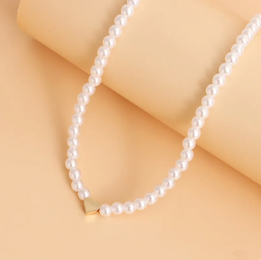 PURE Pearl Heart Necklace