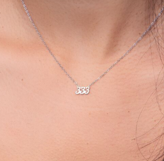 333 Angel Number Necklace